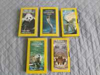 Oryginalne kasety VHS National Geographic o zwierzętach