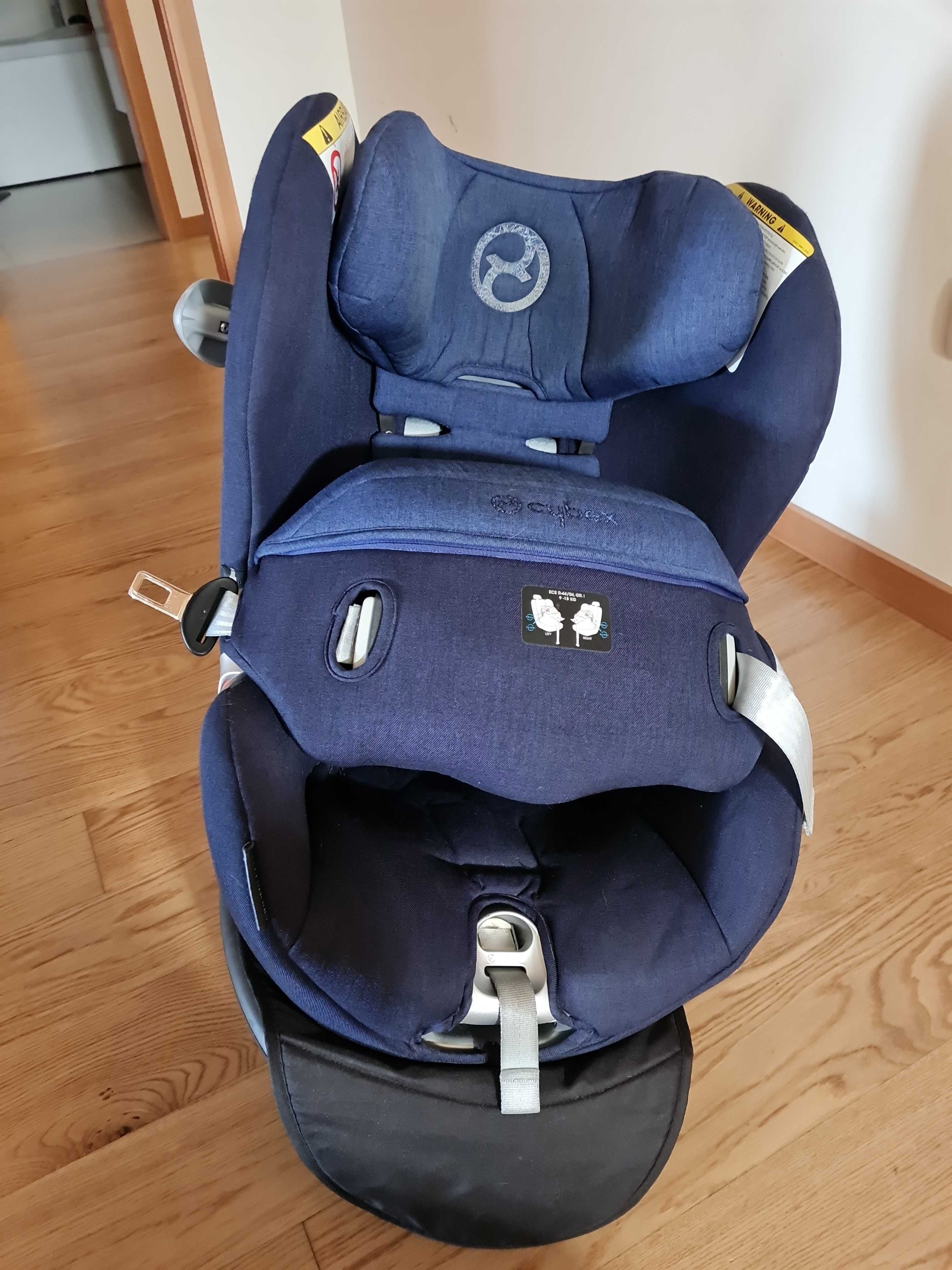 Cadeira auto Cybex Sirona Azul  0+/1 - Até aos 4 anos