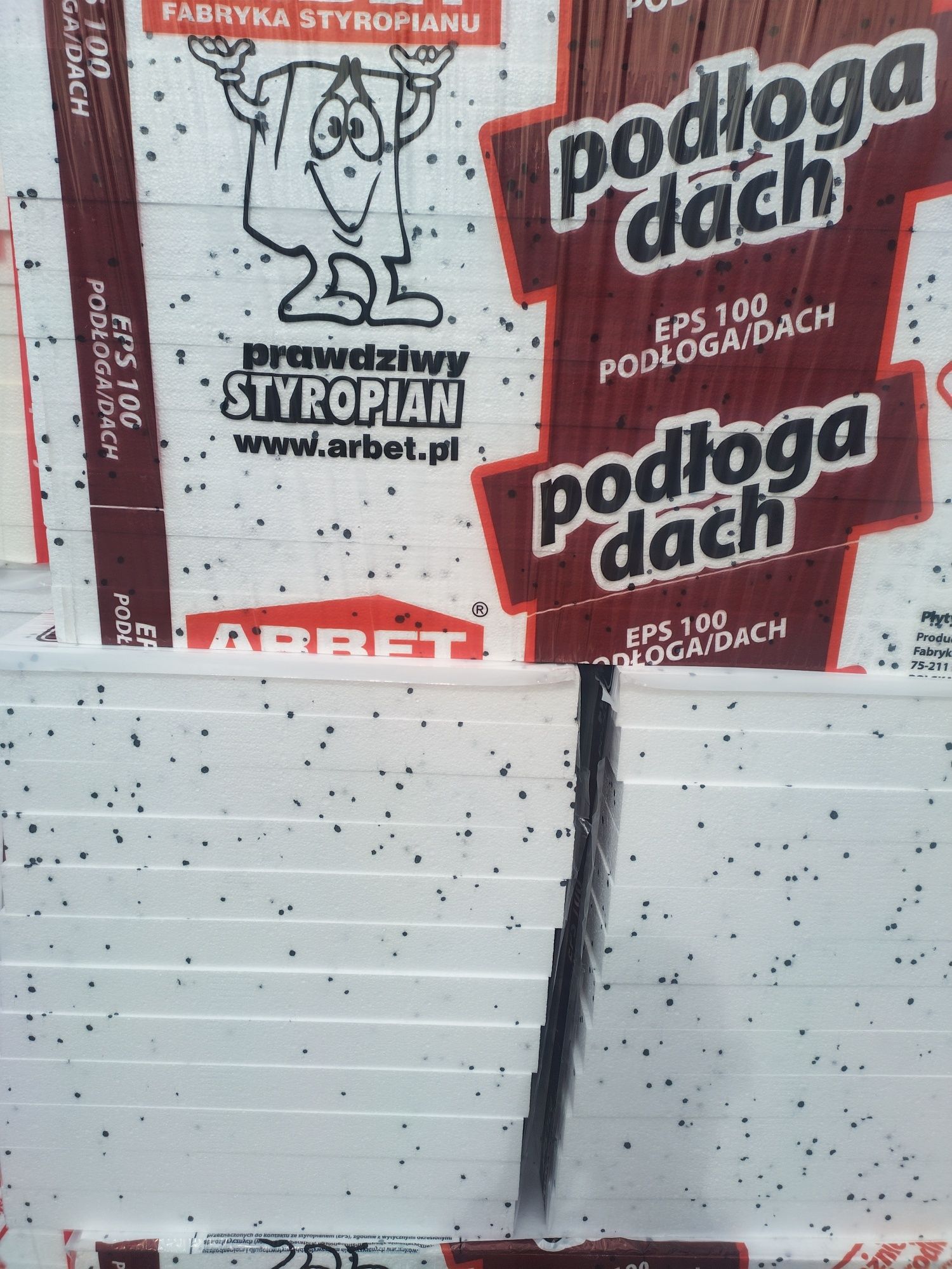 styropian dach podłoga  EPS-100 Polstyr 240 zł/m3 lambda 0,036