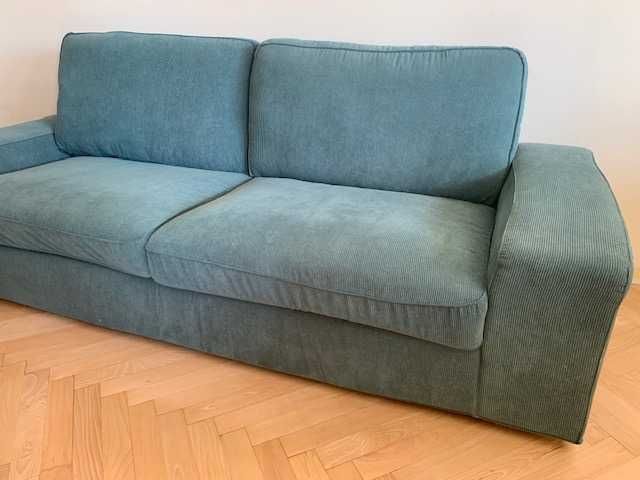 Sofa 3-osobowa Ikea-KIVIK , szaroturkusowy.