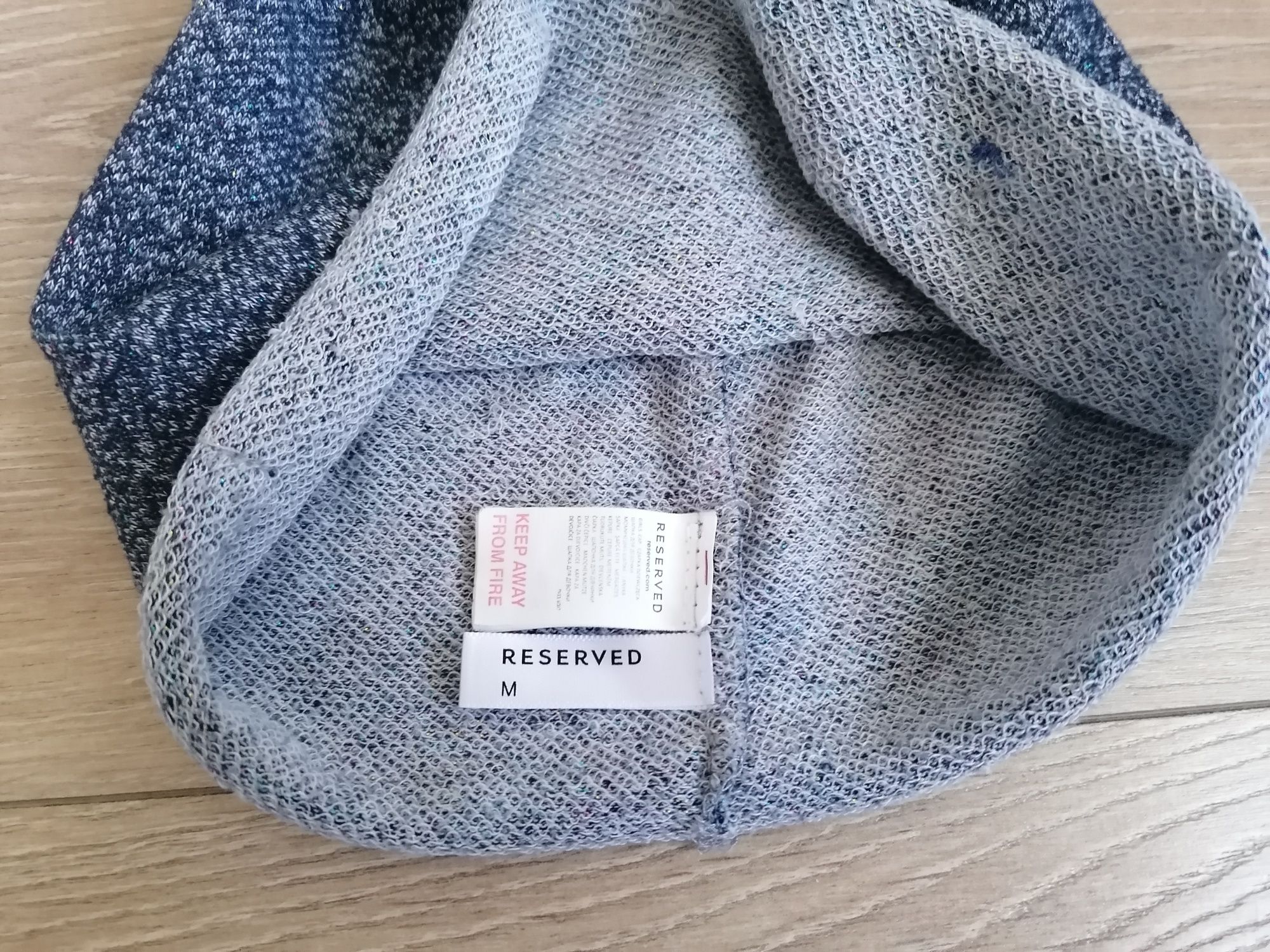 Zestaw czapka i komin rozm M