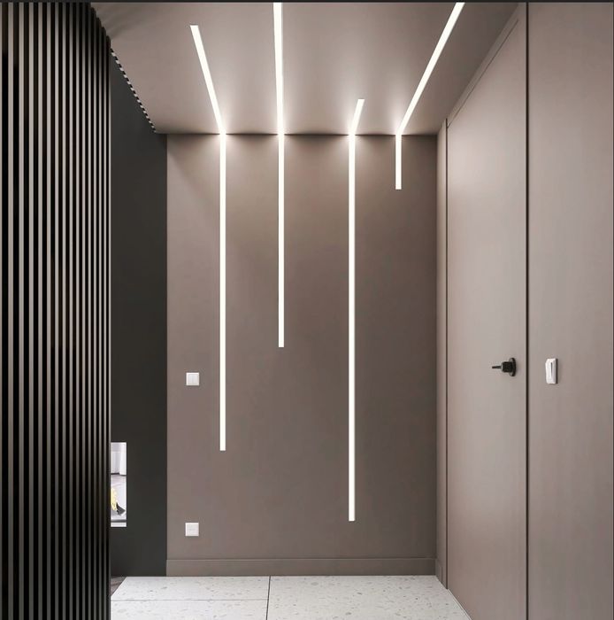 Profil LED Wpuszczany Wpust Do Płyt Karton Gips 2M