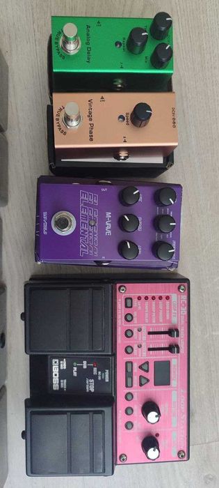 Гітарні педальки, Примочки (Boss ROSS RC30 та інші MXR M-VAVE)