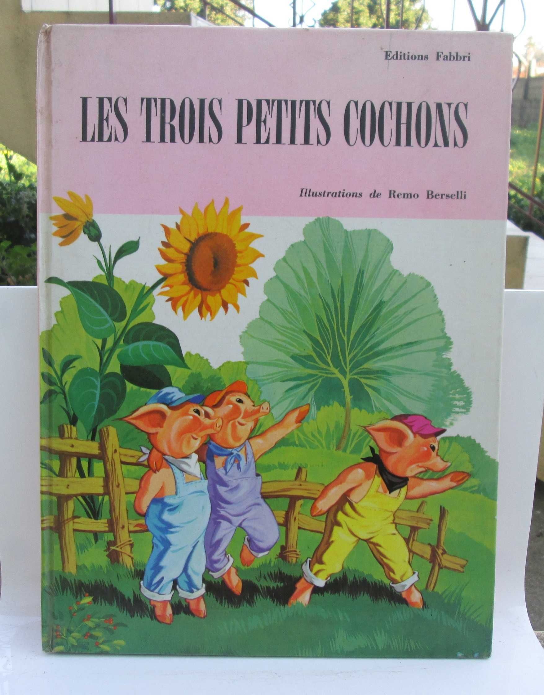 Livro Les trois petit cochons, J. Jacobs 1964