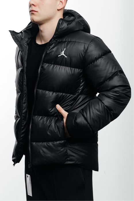 Пуховик Air Jordan Brooklyn Black/ чоловічий пуховик джордан/ куртка