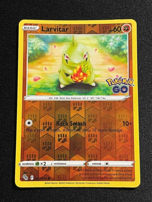 Carta Pokémon GO Larvitar 37/78
