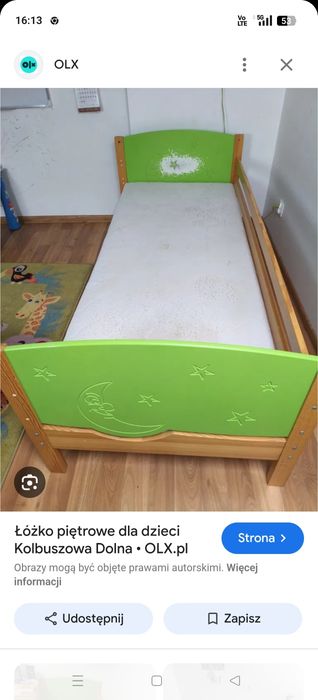 Sprzedam łóżko dziecięce