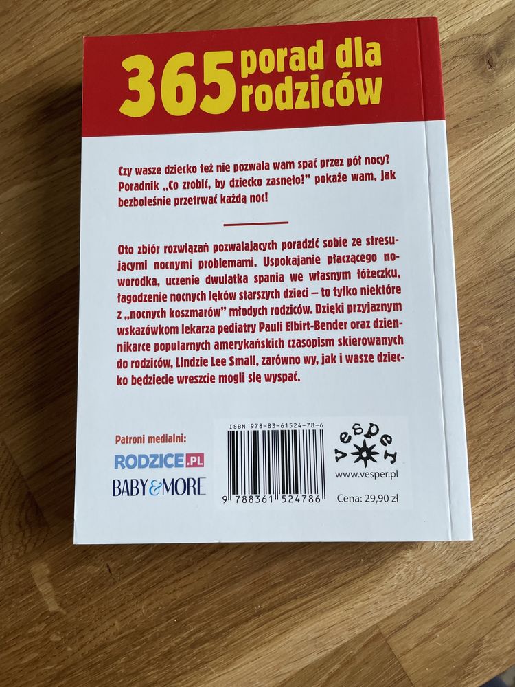 Książka 365 porad dla rodziców co robić by dziecko zasnęło