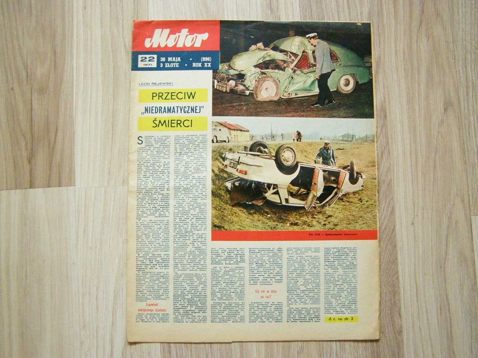 Tygodnik Motor rocznik 1971 Nr. 22 i Nr. 29