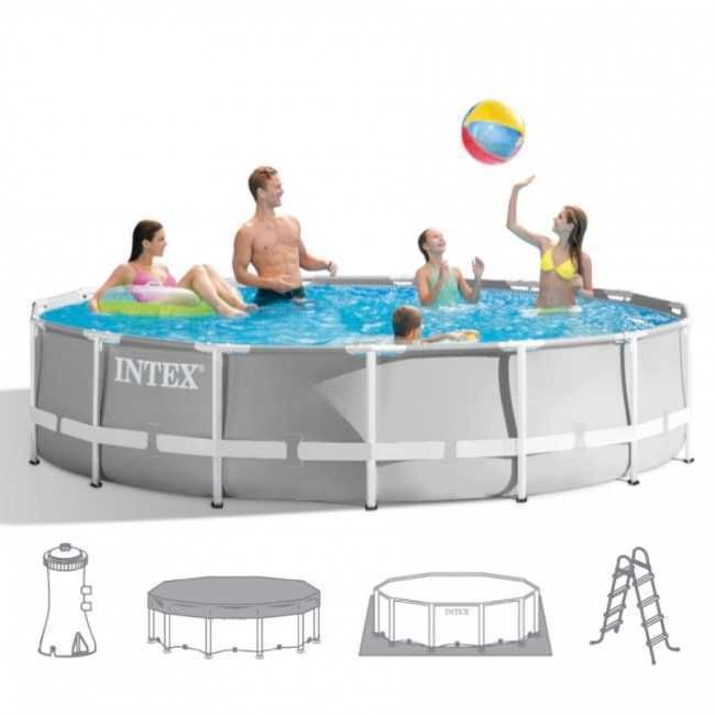 Piscina Intex Metal Frame Diâmetro: 4,57 m,