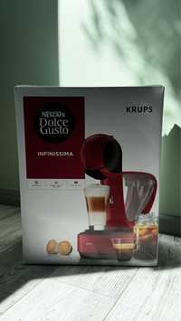 Капсульна кавоварка KRUPS INFINISSIMA RED кавомашина кавовий автомат