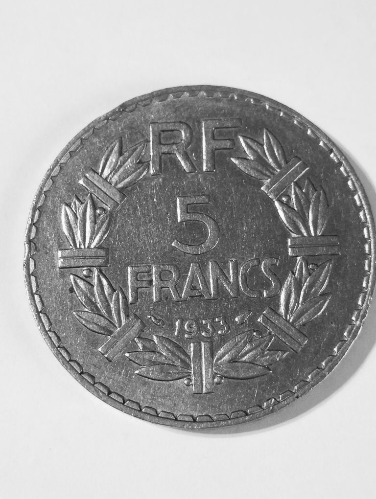 Moneta 5 Franków Francja