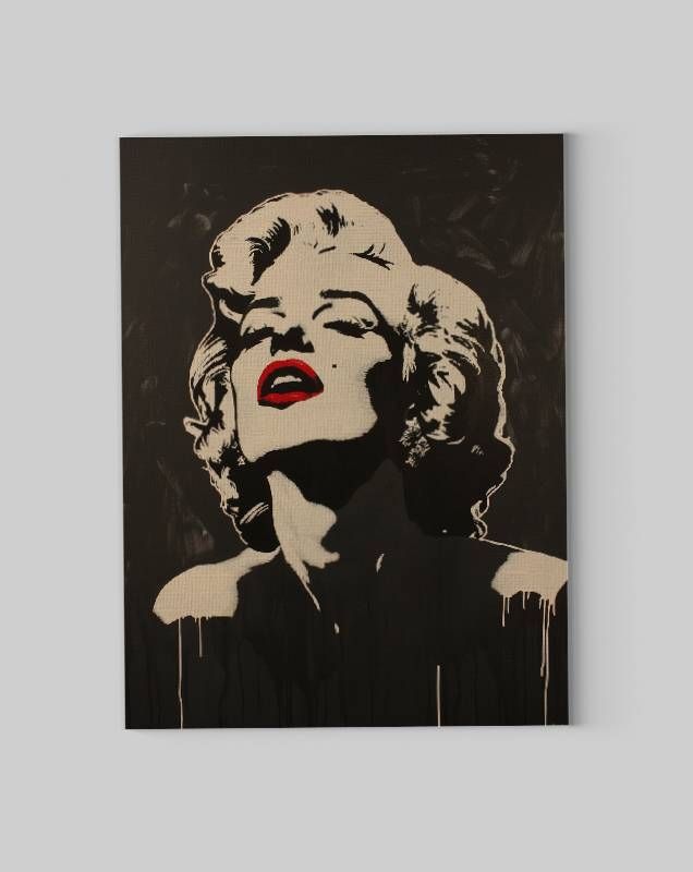 Obraz na płótnie Marilyn Monroe obraz na ścinę do pokoju salonu 75x100
