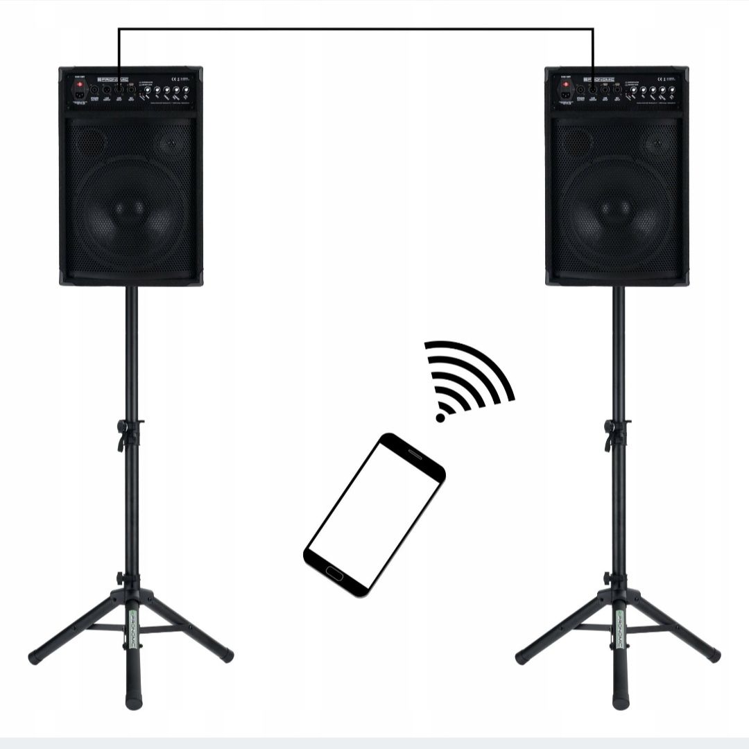 Monitor Sceniczny Bluetooth 120W RMS - Doskonała Dźwięku