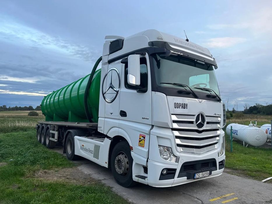 Mercedes-Benz ACTROS  Sprzedam zestaw asenizacyjny