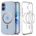 Etui Spigen Ultra Hybrid MagSafe na iPhone 17 - przezroczysto-złote