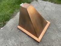 Okap miedziany 60 x 60 x 49 cm