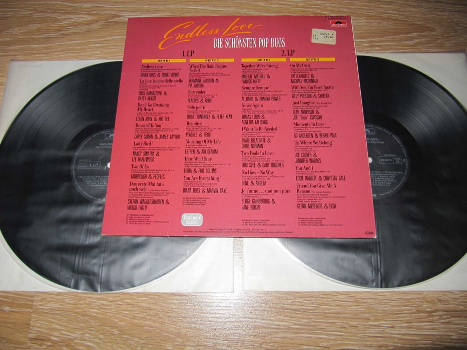 Самые красивые дуэты - ЗВЁЗДЫ 80-х - 1990 - ТОПОВЫЕ Баллады (NM/NM/NM)