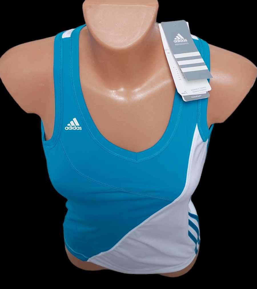 Koszulka top sportowy ADIDAS PERFORMANCE Tennis ClimaCool, R. 34/36