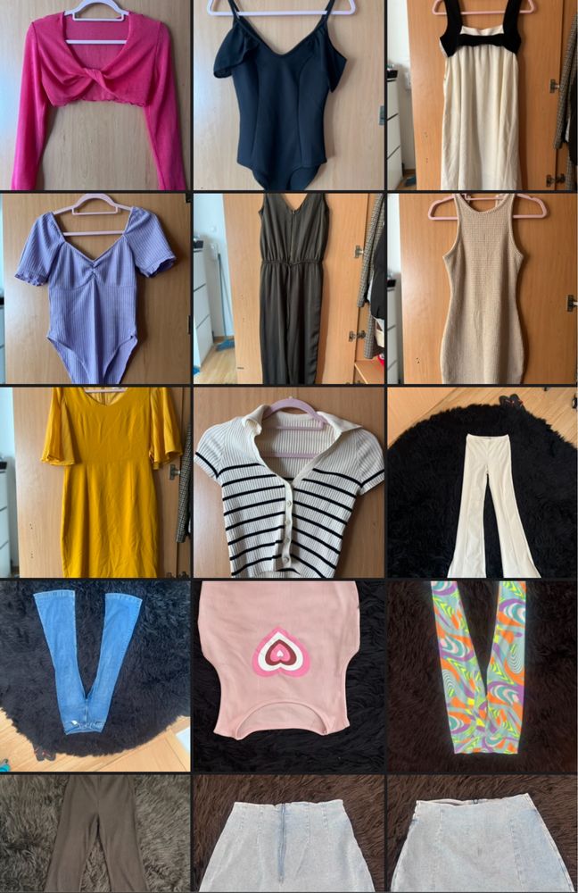 Balão de roupas desapegadas