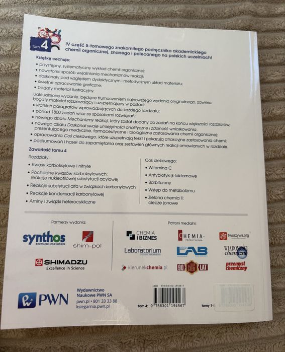 Chemia organiczna John McMurry tom 4