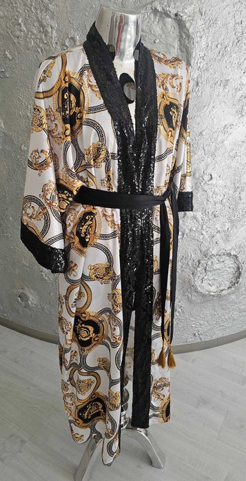 VERSACE luksusowy szlafrok roz uniwersalny