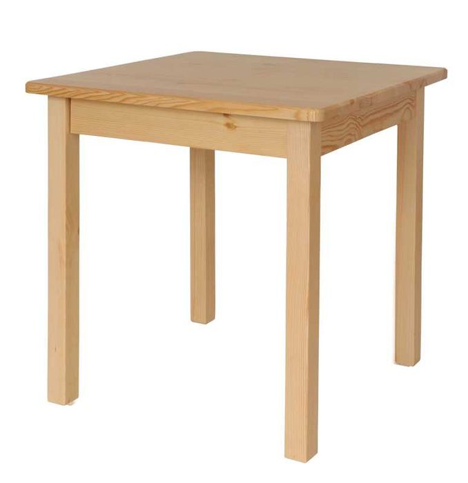 stół drewniany lakierowany