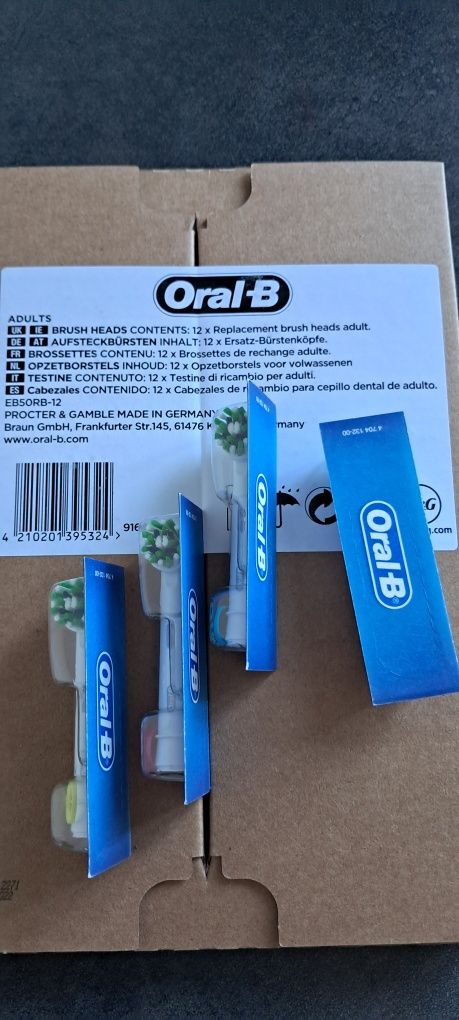 Oral-B CrossAction , 4 Sztuki, Oryginalne Wkłady