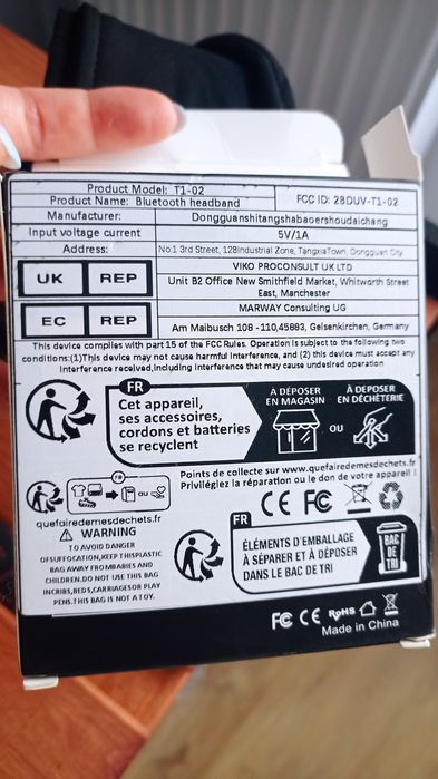 Słuchawki bezprzewodowe opaska