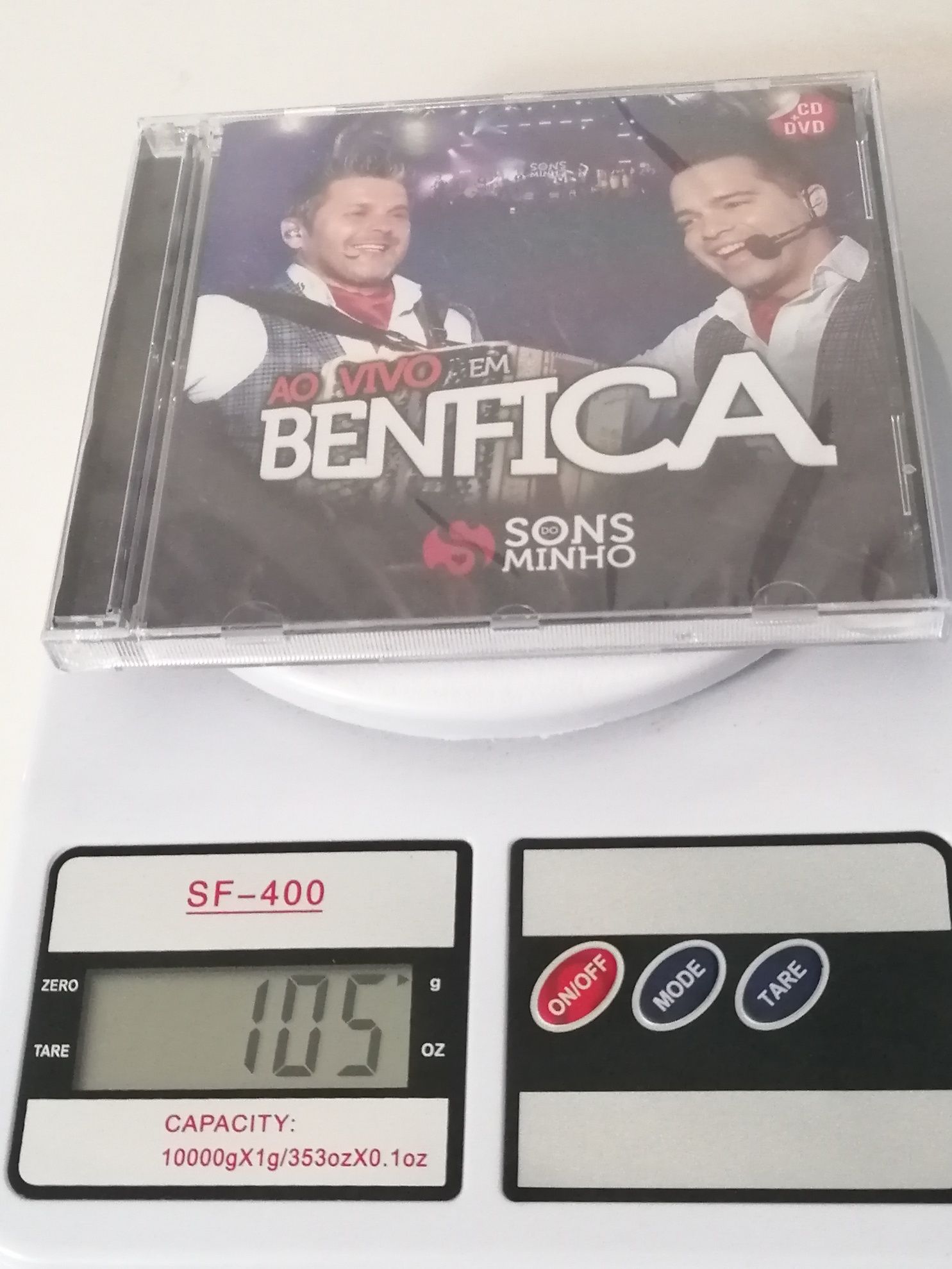 Cd e Dvd Sons do Minho, Ao vivo em Benfica, selado