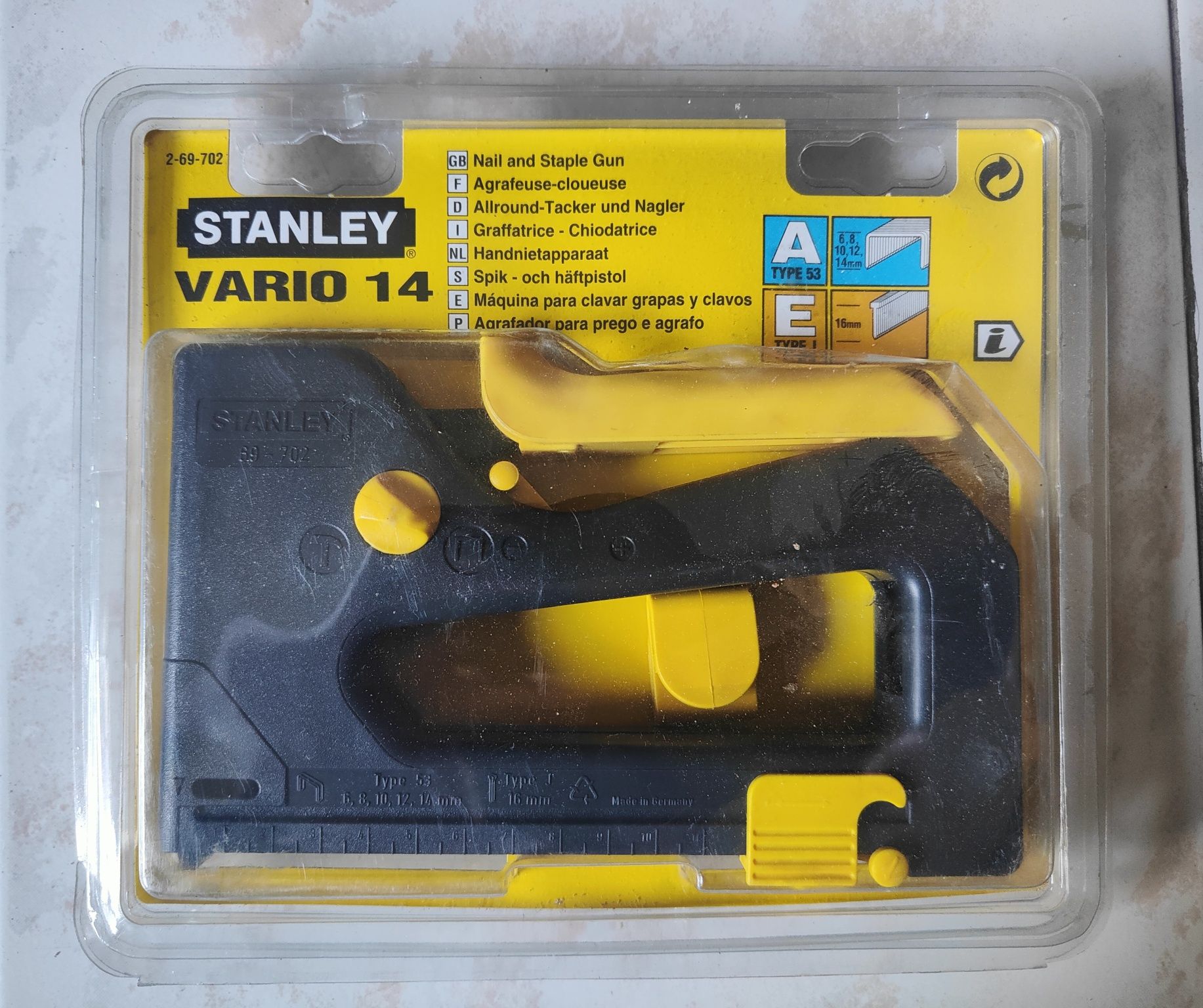 Agrafador Stanley Vario 14 - NOVO