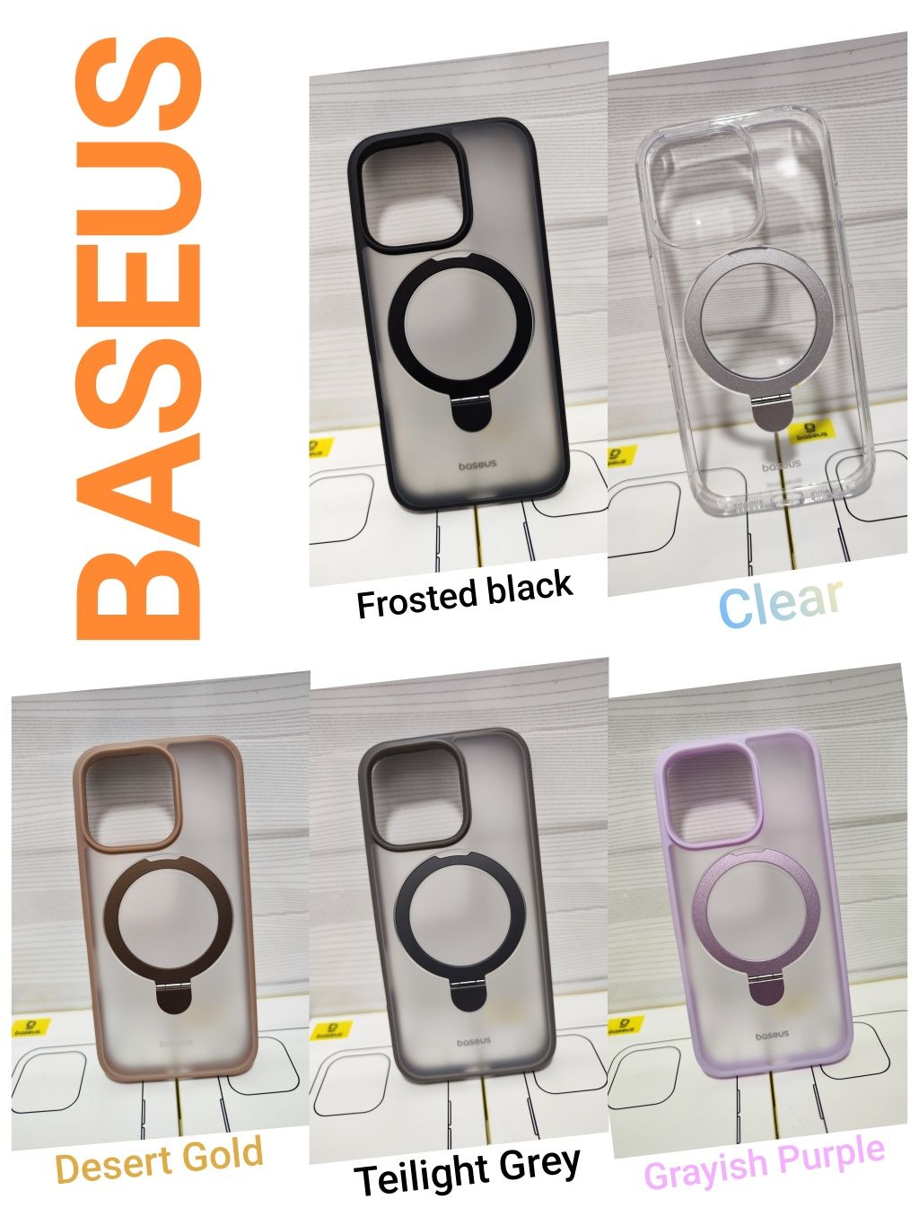 Чехол Baseus SkyRing MagSafe для Apple iPhone 16 Pro / 16 Pro Max. New