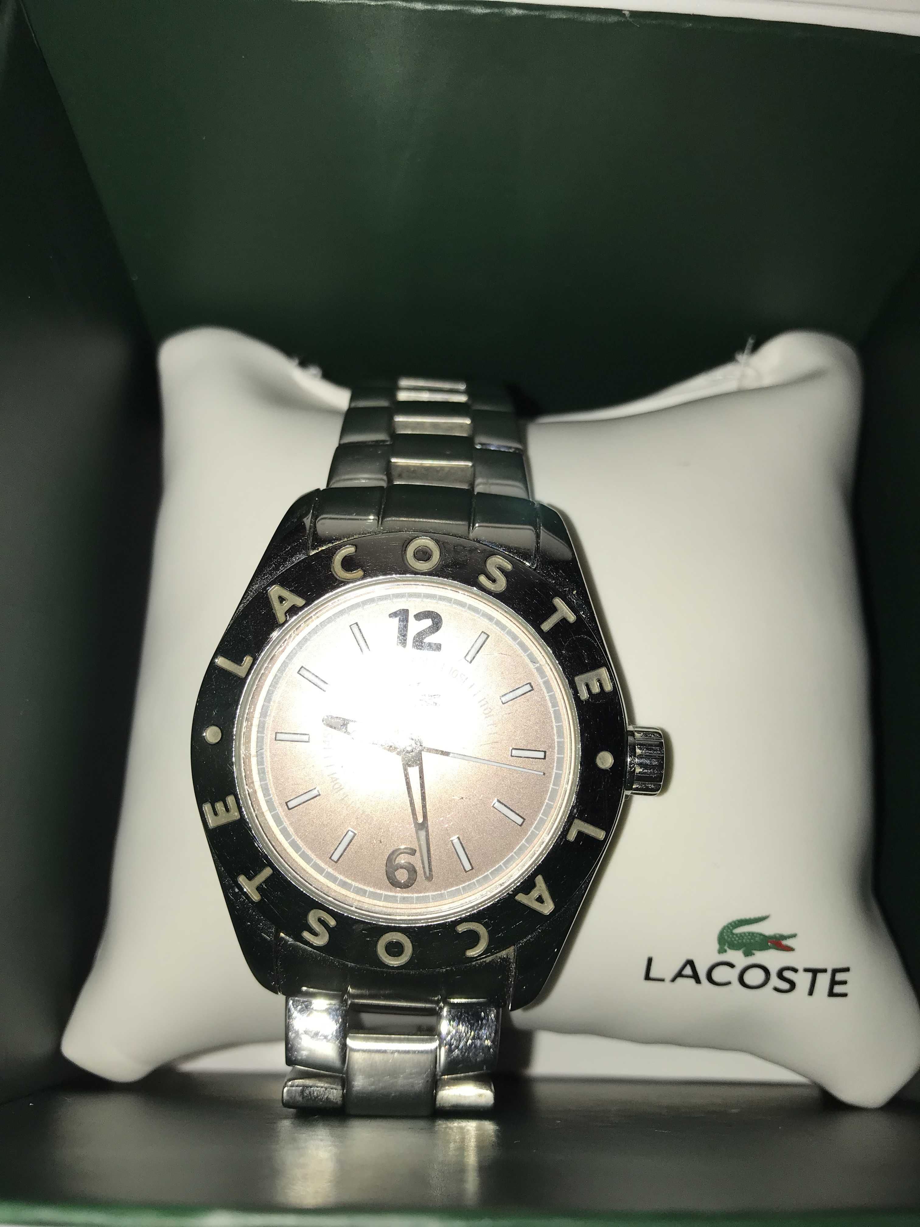 Zegarek Lacoste Różowy Srebrny