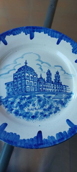 Prato de Porcelana pintado à mão