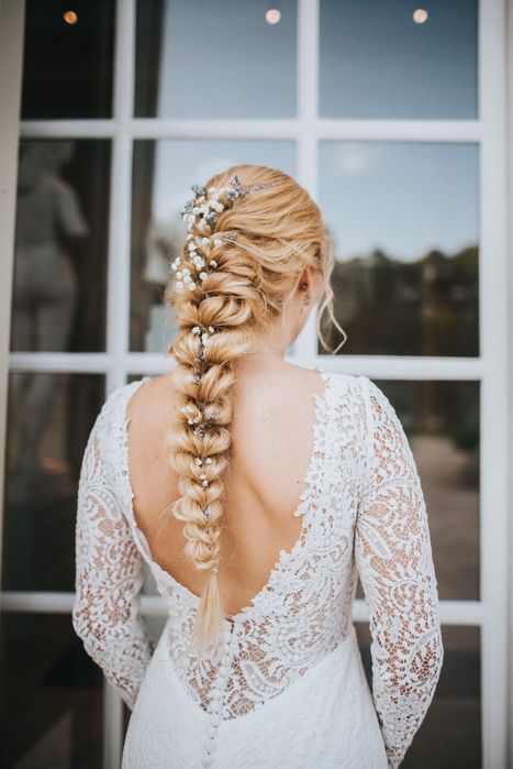 Suknia ślubna koronkowa boho sincerity