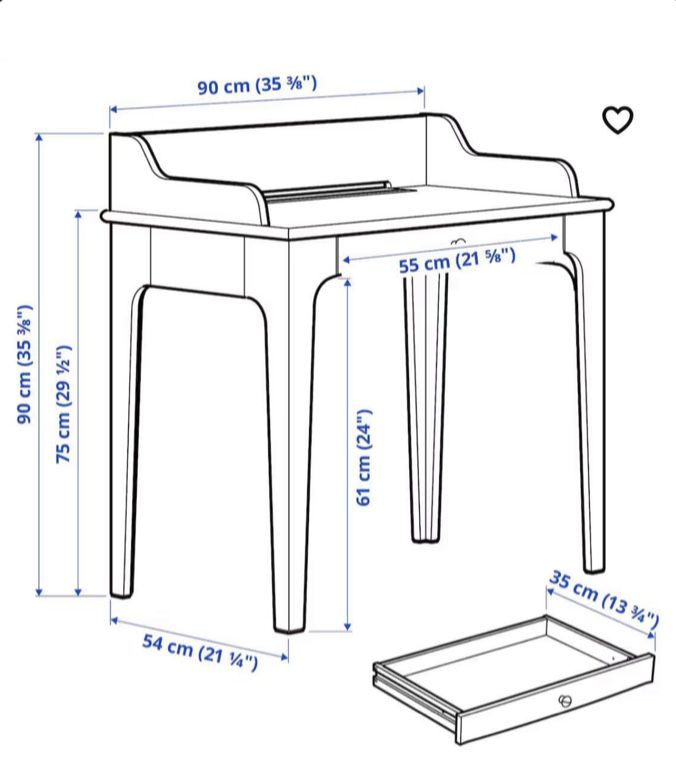 Biurko Lammarp Ikea