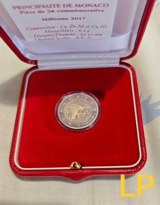 Moeda do Mónaco Proof 2017