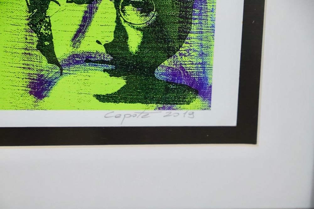 Serigrafia do artista André Capote - John Lennon