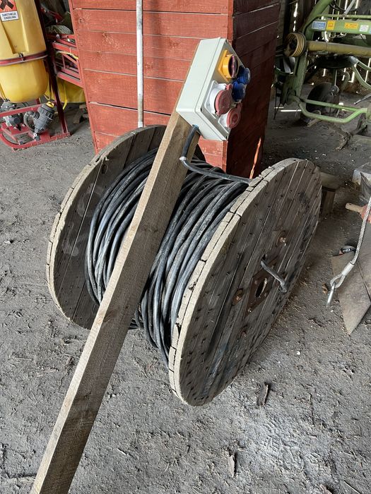 Kabel 4x16 300m prowizorka budowlana 3 fazy skrzynka