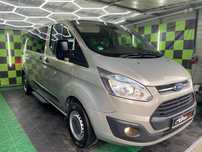 Ford Tourneo Custom 9 OSÓB LONG 2#bocz.drzwi NAWIEWY Góra-Dół Klima -Do końca Serwis Ford