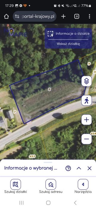 Sprzedam działkę rolno-budowlaną