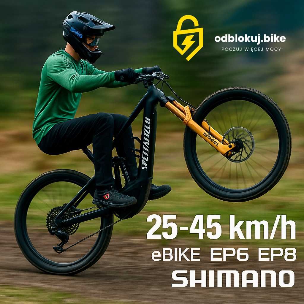 Odblokowanie silnika Shimano EP6 EP8 - BEZ UTRATY gwarancji!