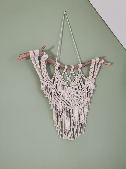 Makrama ścienna Dekoracja ścienna Rękodzieło Hande Made