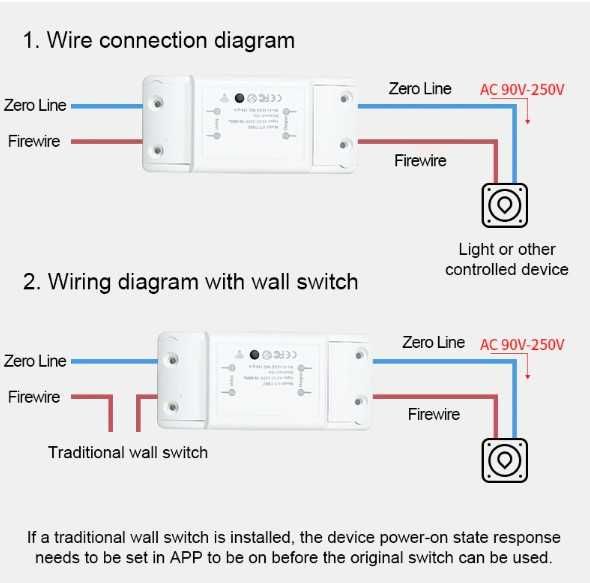 Interruptor Inteligente Smart Switch WiFi Tuya Smart / Smart Life