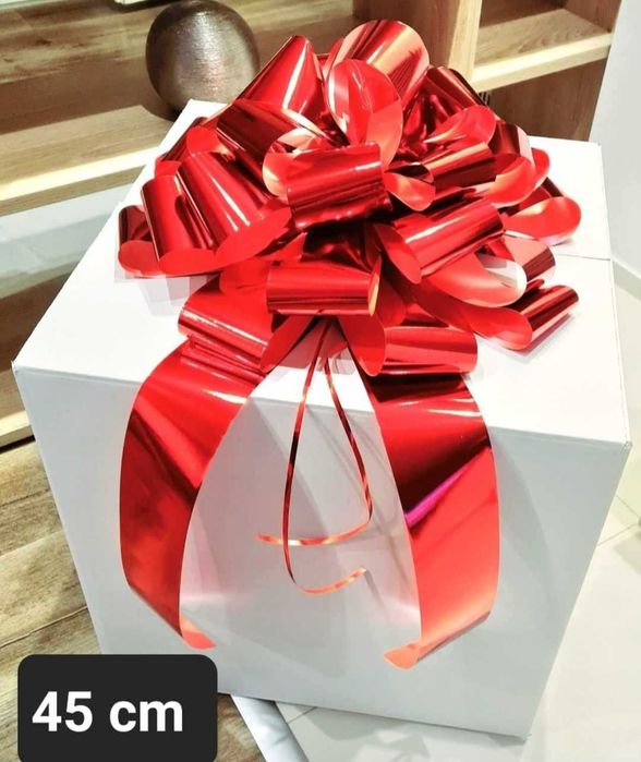 Kokarda Na Prezent 45 cm/ Ślub / Auto / Urodziny - PIĘKNA