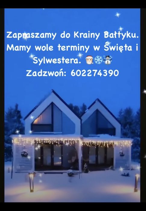 Domki Całoroczne nad Morzem Kraina Bałtyku