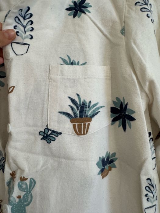 Тепла піжама з принтом