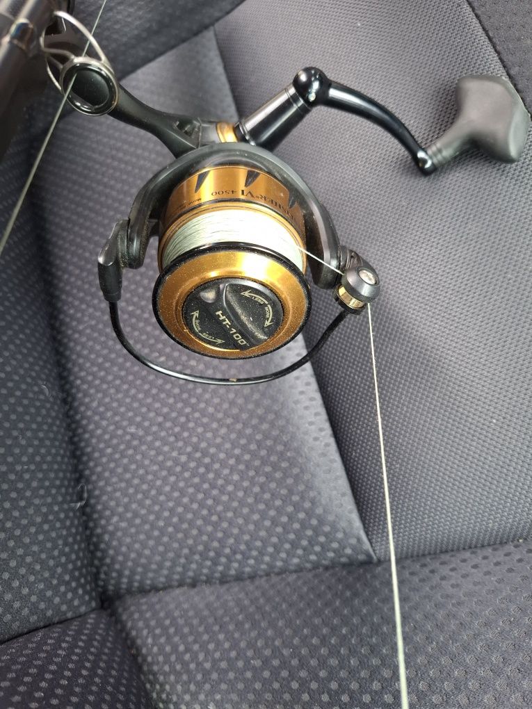 Kołowrotek Penn Spinfisher VI 4500+200m plecionki Wiplash 0.19mm