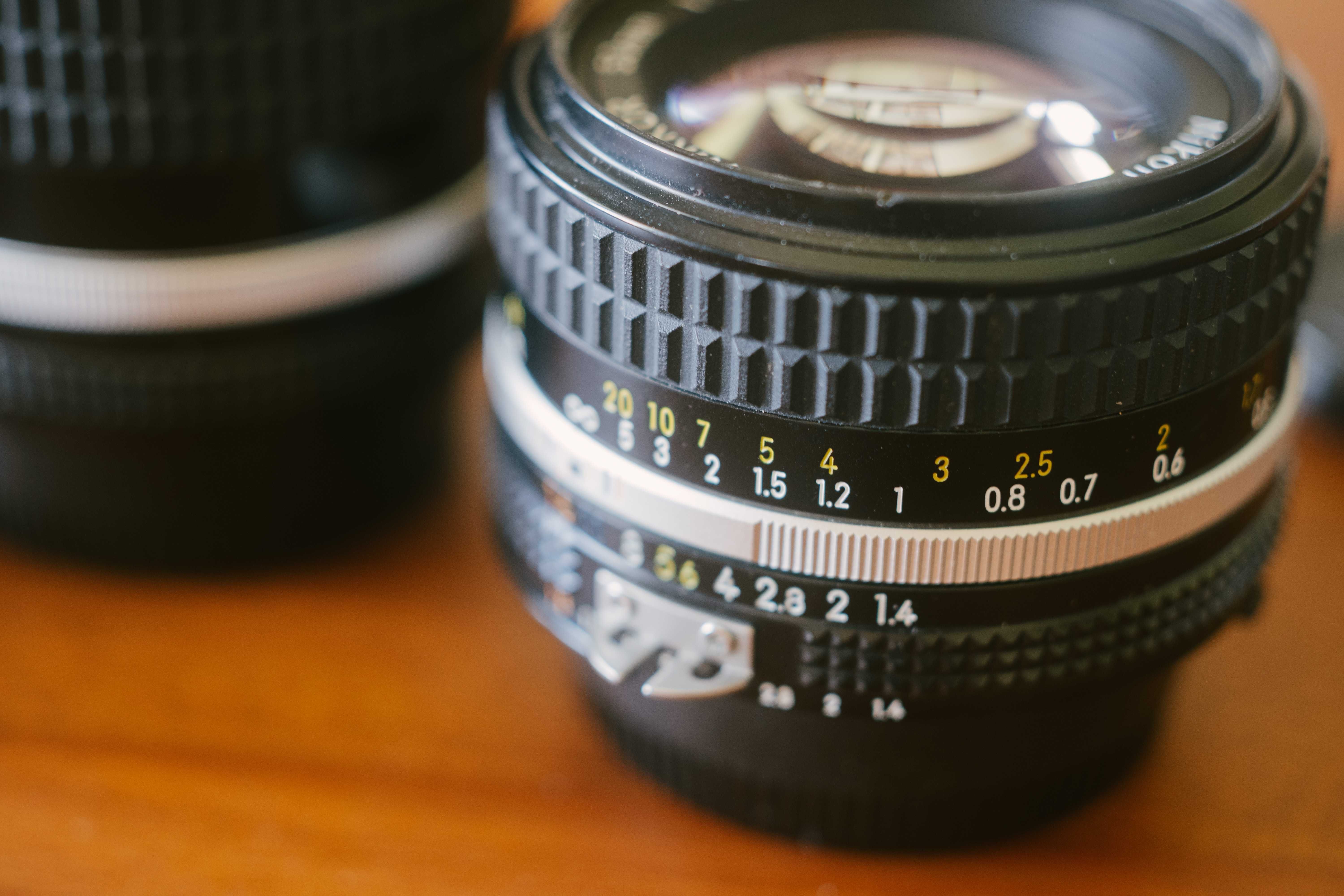 Kit de lentes Nikkor Nikon clássicas 24/2 + 35/2 + 50/1.4