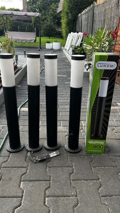 Lampa Ogrodowa Stojąca Zewnętrzna E27 SŁUPEK 65cm